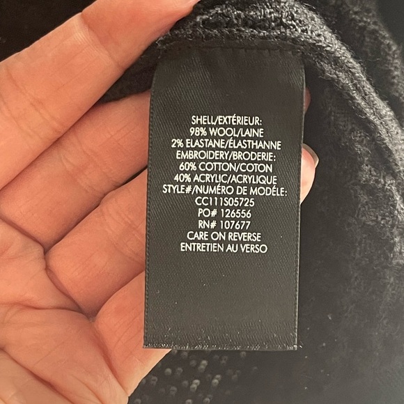 Alice + Olivia Selma Floral Colorful Crochet Pointelle Cardigan {$440} Buttons M - Picture 10 of 11